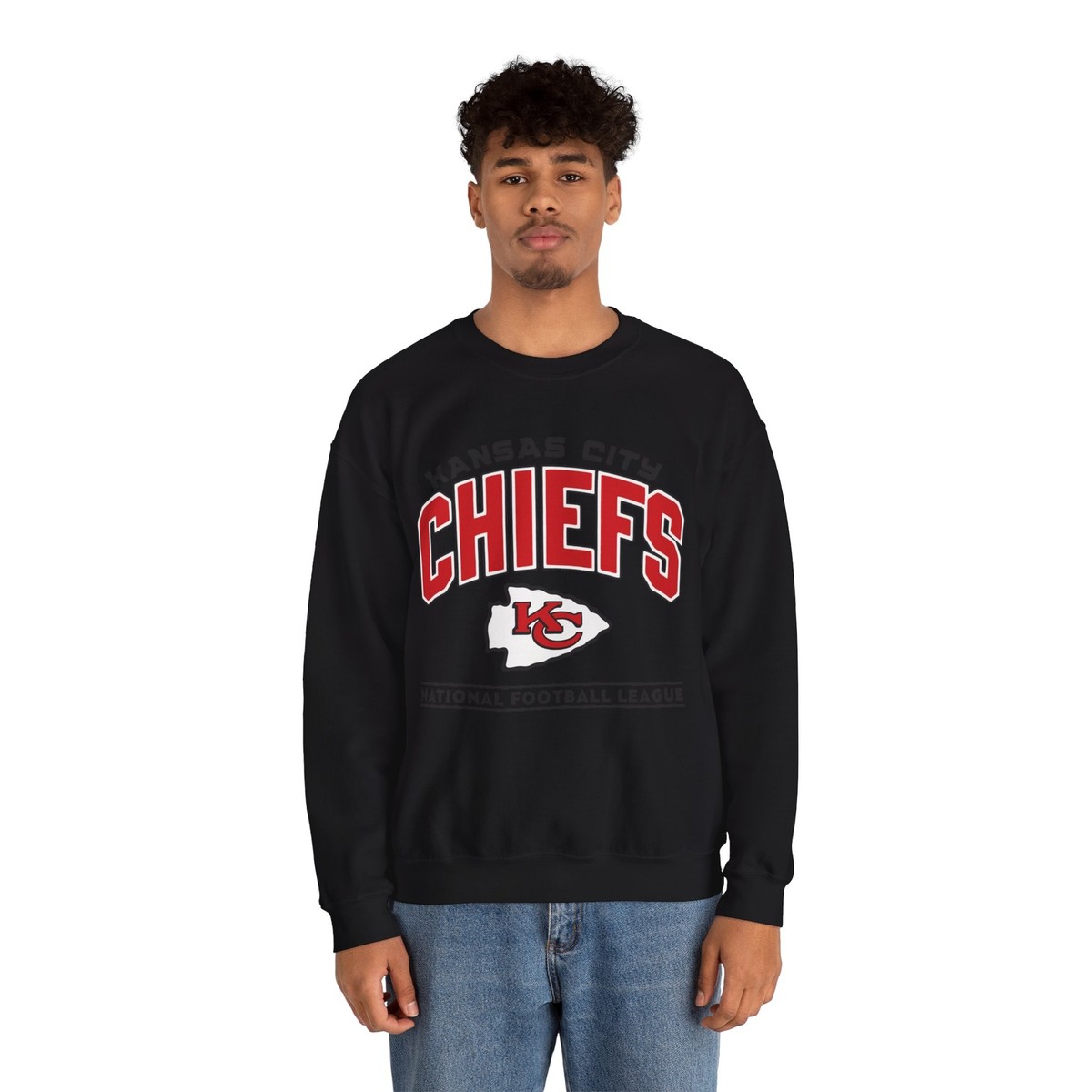 Vintage Style Kansas City Chiefs Sweatshirt | eBay