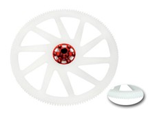 MH CNC Delrin Main Gear w/Alu Hub set RED -BLADE 230S/V2/Smart/REVOLUTION 235CP