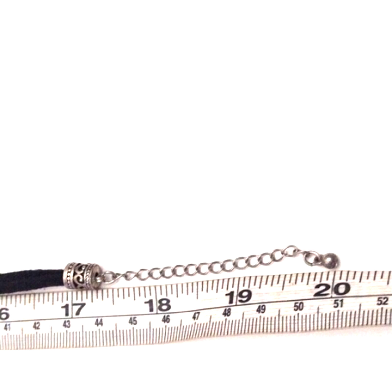 Double Stranded Black Silver-tone Dangle Heart Ke… - image 8