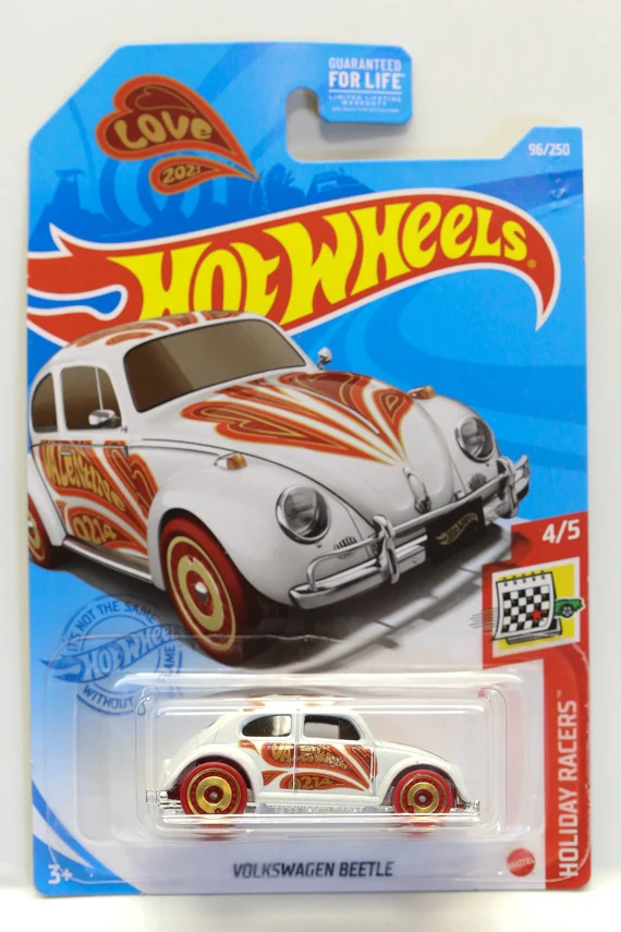 Hot Wheels Volkswagen Beetle Holiday Racers Valentine Love Bug