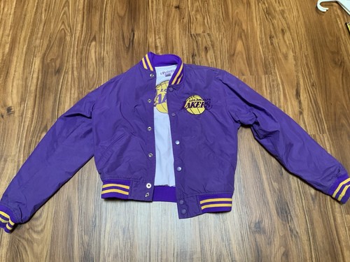 vintage starter lakers jacket