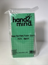 ETA hand2mind Base 10 Flats Foam Green 10 Pack Item 323