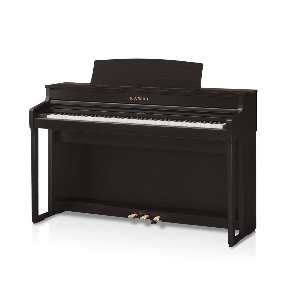Компактное цифровое пианино Kawai CA501 Grand Feel с 88 клавишами, 45 тембров, Высококачественное розовое дерево