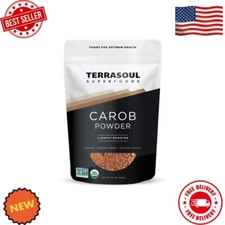 Terrasoul Superfoods Organic Carob Powder, 1 Lb - Cocoa Powder Alternative High