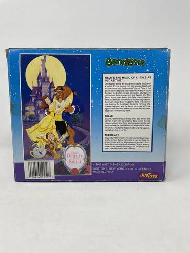 Coffret cadeau 2 pièces neuf vintage Disney La Belle et la Bête Bend-Ems JusToys 12250 - Photo 7/12