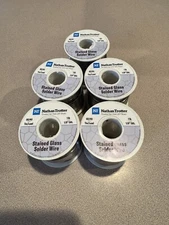60/40 Nathan Trotter Solder #1 Rolls for Stained Glass - 5 roll pack