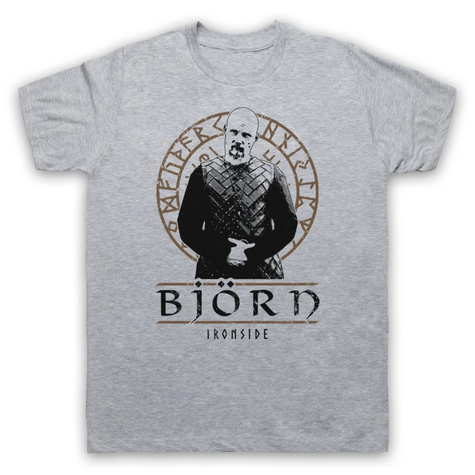 Vikings Bjorn Ironside Norse Saga History Viking King Mens & Womens T-shirt - Image 4 of 4