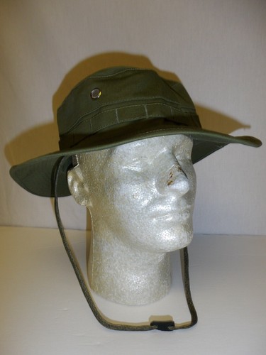 Military Vietnam OD Poplin Boonie Hat 