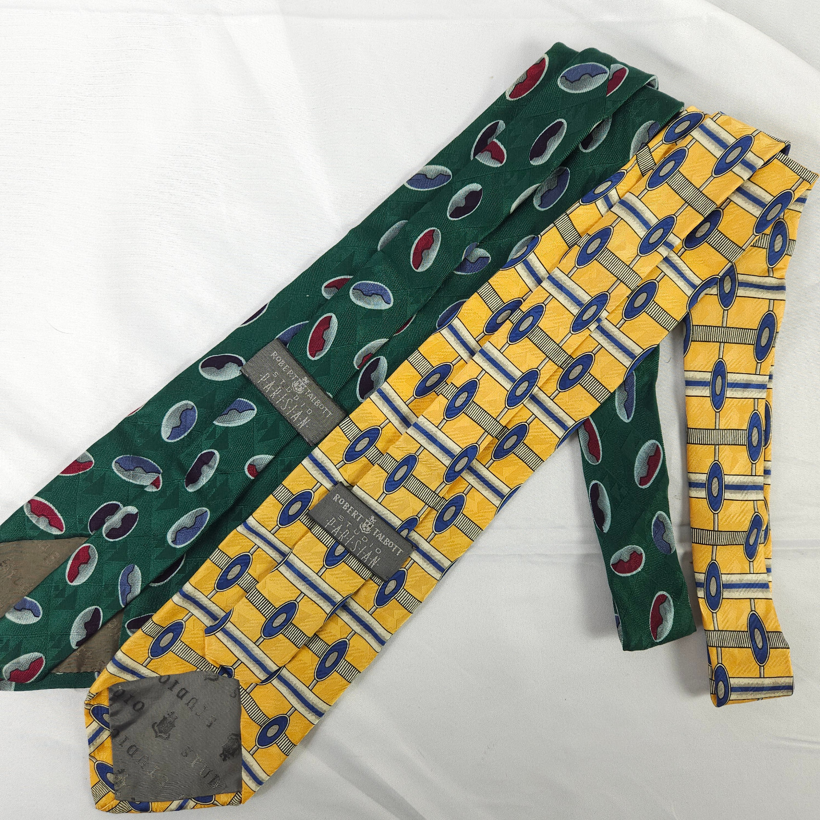 2 Robert Talbott Studio Geometric Shape Silk Ties… - image 2