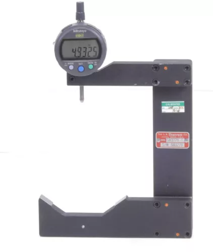 L.S Starrett Forged Special Snap Gauge .97"-5.4" Range w/ Mitutoyo 543 Indicator