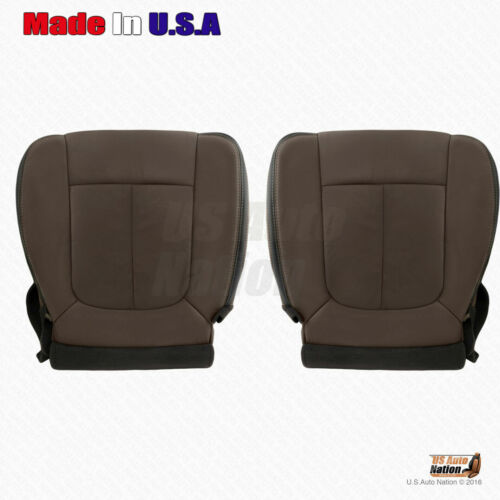2009 to 2012 Ford F150 Platinum Driver Passenger Perforated Leather Cover Brown - Bild 10 von 16