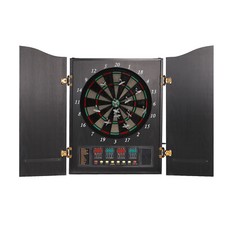 12 Darts Electronic Dart Machine Wall-mounted Decorative Dartboard Cabinet