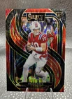 2024 Panini Select - Drake Maye #113 Black & Red Shock Prizm (RC) /249