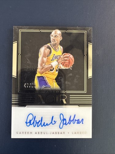 2017-18 Panini Noir Kareem Abdul Jabbar Auto /99 ANC-KJ