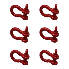 6x 3/4" Shackle Screw Pin Clevis Anchor Bow Shackles Sling Cable Chain Rigging