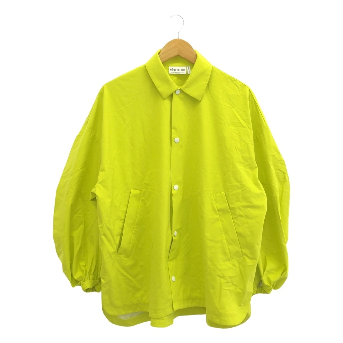 Nagonstans Cappotto Idrorepellente Giacca Coach M Giallo Donna