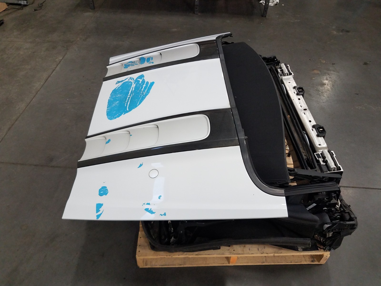 2017 Audi R8 V10 Plus Spyder Soft Top Assembly / Engine Hood Cover #4720 A-5