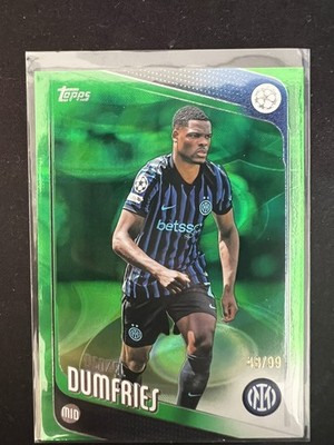 Topps UCC 2025/26 - Denzel Dumfries - Flagship - Green/99