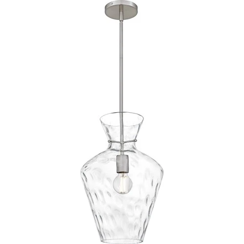 Quoizel QMP6806 Hollis 12"W Pendant - Nickel - Picture 7 of 12