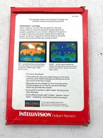 Vintage Intellivision Video Game Complete w/ Manual & Overlays Lot of 4 Untested
