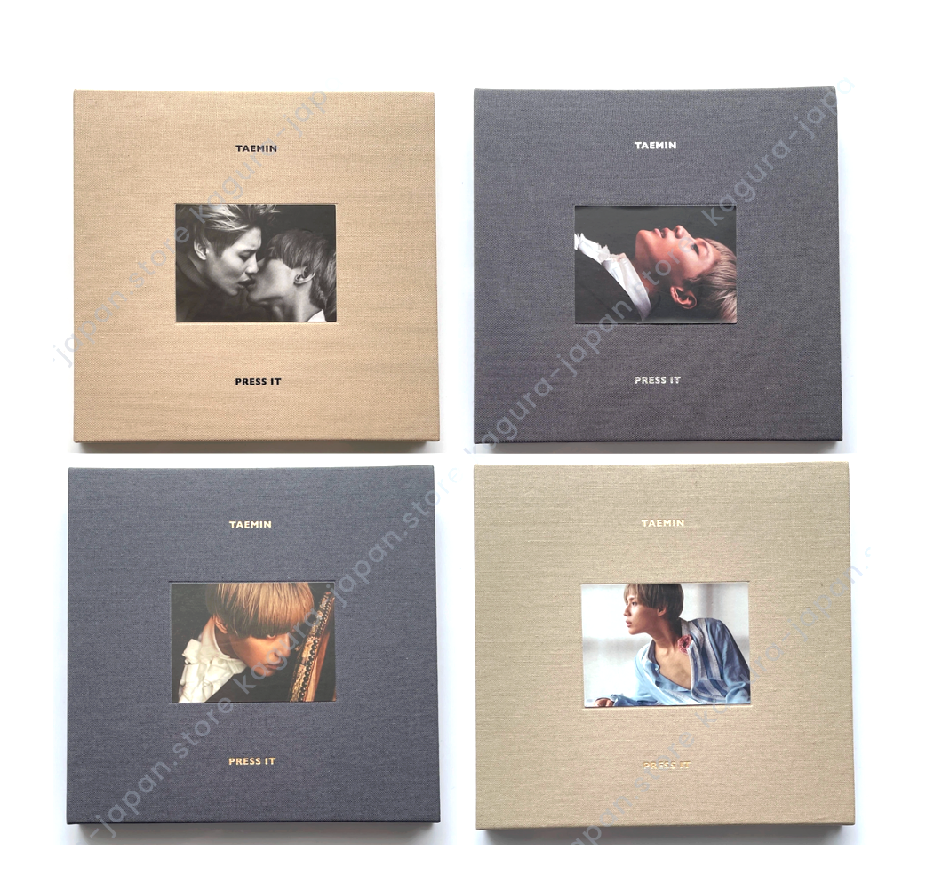 SHINee TAEMIN Press It 1st Full Album Korean ver. 2016 Set of 4 No
