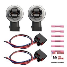 2PCS Turn Signal Light Connector Pigtail Wire Harness Fit Jeep Wrangler JK