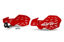 UFO Guardian 2 Handguards Red ? Universal MX Enduro Hand Guards + Mounting Kit