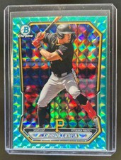 2026 Bowman Konnor Griffin Chrome Prospects Aqua Geometric Refractor #/125
