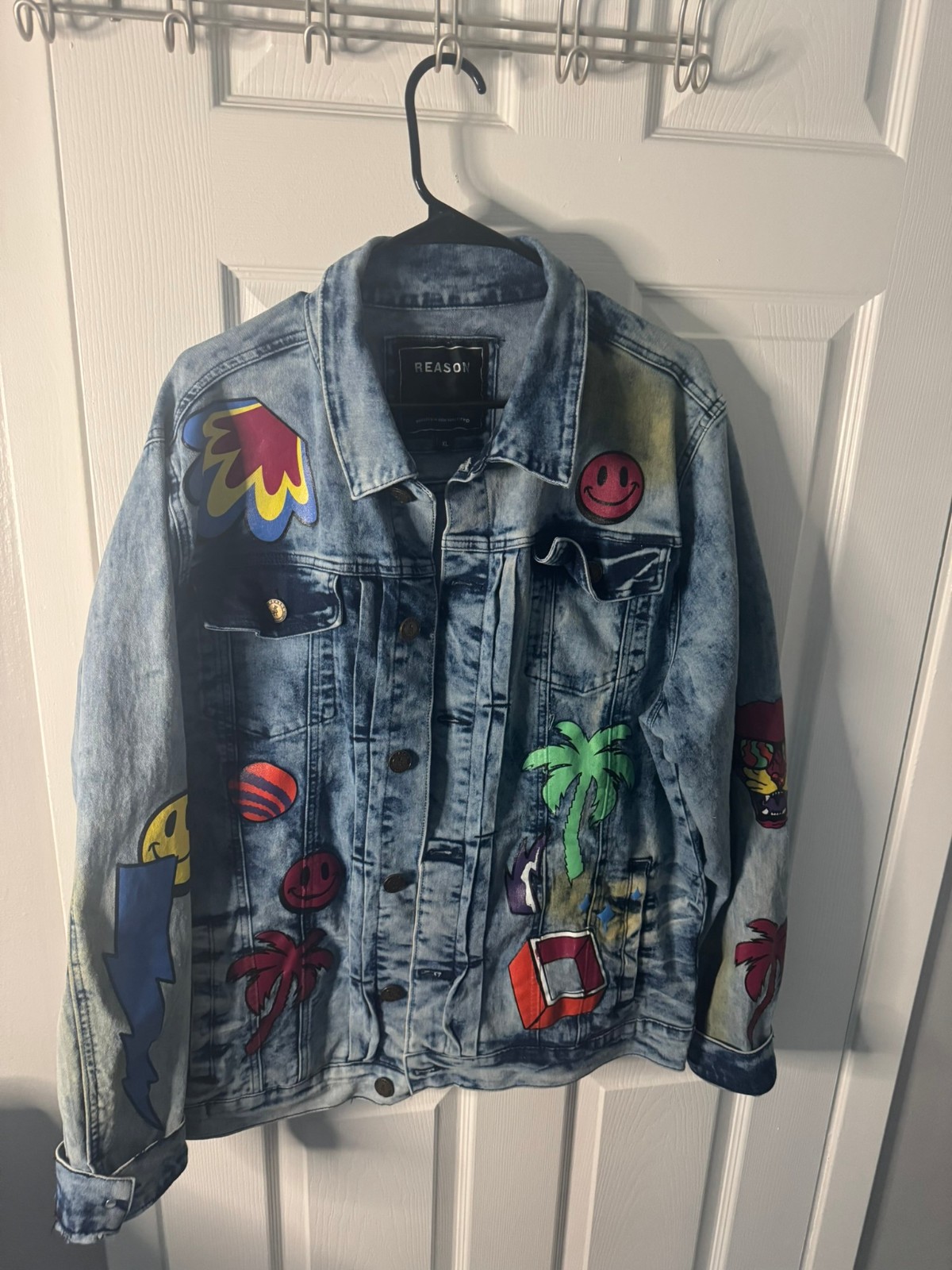 Reason denim jacket XL - image 4