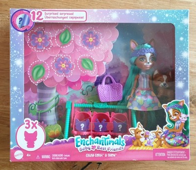 Enchantimals Baby Best Friends Crizia Corgi Puppe Spielset