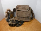 Gas Mask Filter Canister Carry Bag WW1 US Army Military