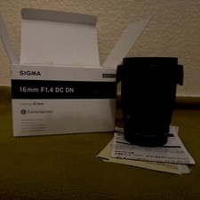 Sigma 16mm F1.4 DC DN Contemporary Lens E Mount BOX ONLY