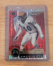 2001 Quantum Leaf Infinity Red Adam Archuleta Rare SP RC Rams #/35 Numbered