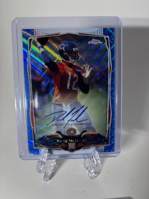 2014 Topps Chrome Mini David Fales Blue Refractor SSP  #/20 Rookie RC SJSU Bears