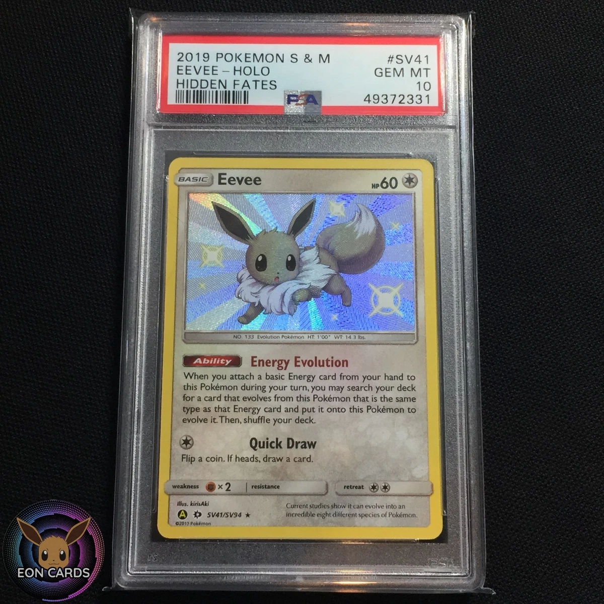 Pokémon TCG Professional Sports Authenticator (PSA) Shiny Holo