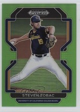 2022 Panini Prizm Draft Picks Lime Green Prizm 51/75 Steven Zobac #PDP115 03j5