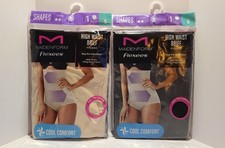Maidenform Flexees Shapewear Women s Size Small High Waist Brief Soft Lot of 2