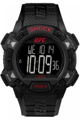 Timex UFC Core Shock Black Resin Digital Men's Watch TW4B27400