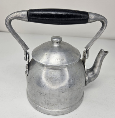 Creative Playthings Vintage Aluminum Childs Play Teapot with Lid Made in Italy