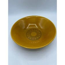 Homer Laughlin Vintage 1989 Bowl RARE FIND Sunflower Small Serving Bowl Yellow
