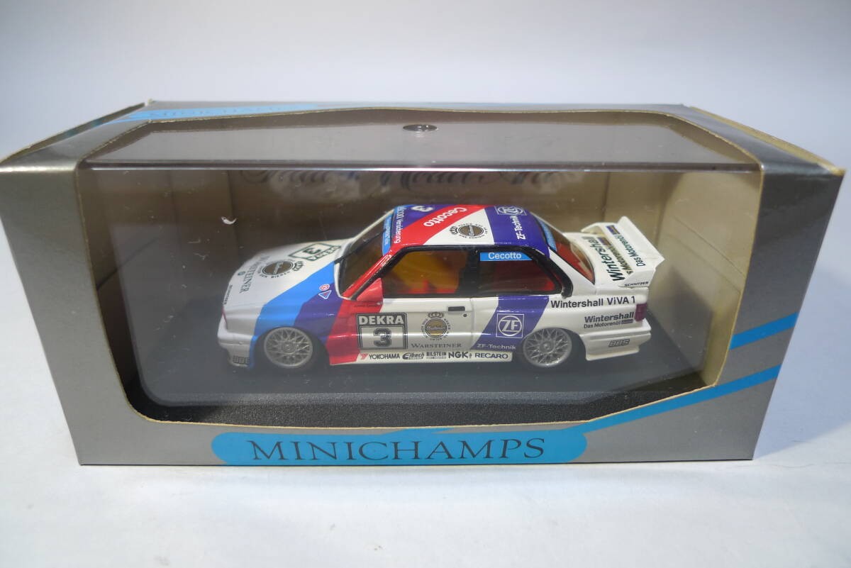 Bmw M3 Team Schnitzer Cecotto 1/43 Scale Minicar 1 Unit