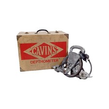 Cavins oil well tools MCL Depthometer MCL With Wood Case