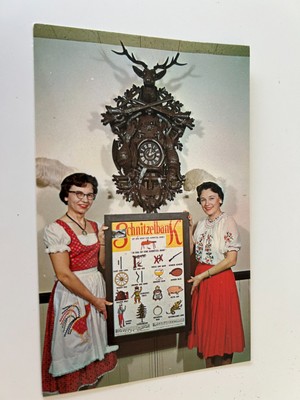 Cuckoo Clock at Bavarian Inn Frankenmuth Michigan Postcard