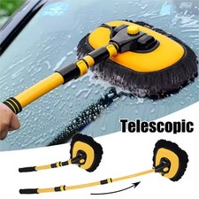 Adjustable Telescopic Car Wash Brush Kit Long Handle Mop Vehicle Cleaning Tools