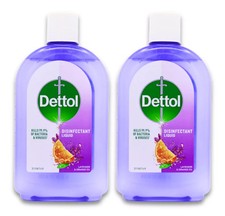 Image of Dettol - Disinfectant Liquid - Lavender & Orange 2x 500ml