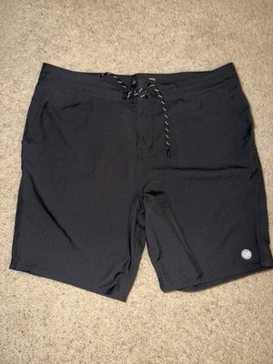 Outerknown Apex Men's Board Shorts Black Size 38