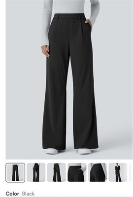 Halara Flex  DayStretch High WaistedPocket Straight Leg Work Pants