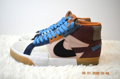Nike SB Zoom Blazer Mid Premium 'Mosaic Pack-Dark Wine' (DA8854-600) Men's Sz 10