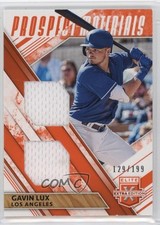 2019 Elite Extra Edition Dual Prospect Materials Orange /199 Gavin Lux 8d4
