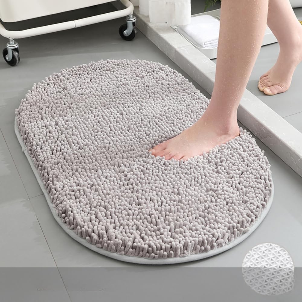 XYSayXuan Ultra Soft Shaggy Bath Rug - Fluffy Non Slip Bath Rug, Thick Fluffy...